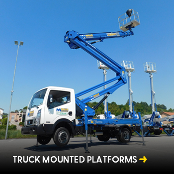 TRUCK MOUNTED PLATFORMS USED